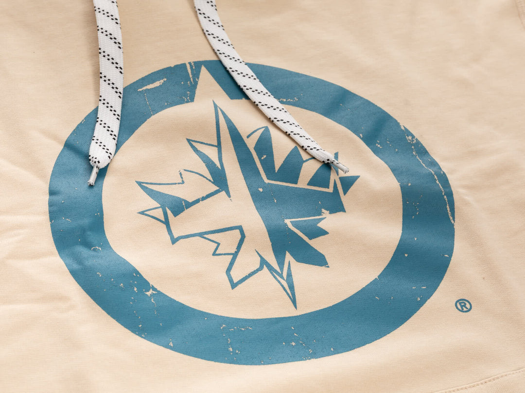 Winnipeg Jets Oatmeal Hockey Hoodie