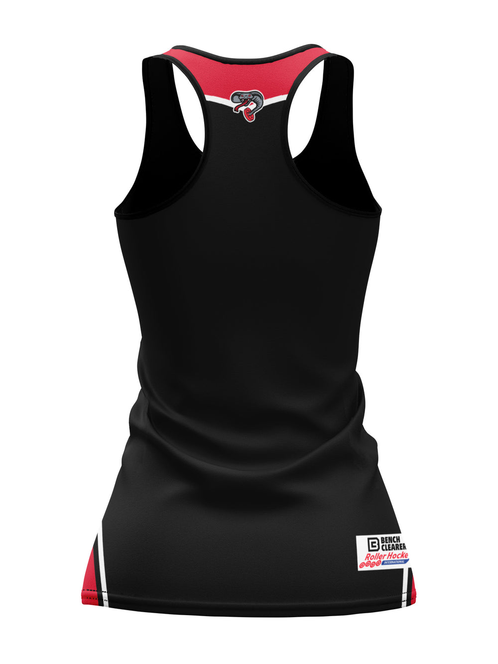 Bench Clearers Empire State Cobras Women's Racerback Hockey Tank - 3D BACK