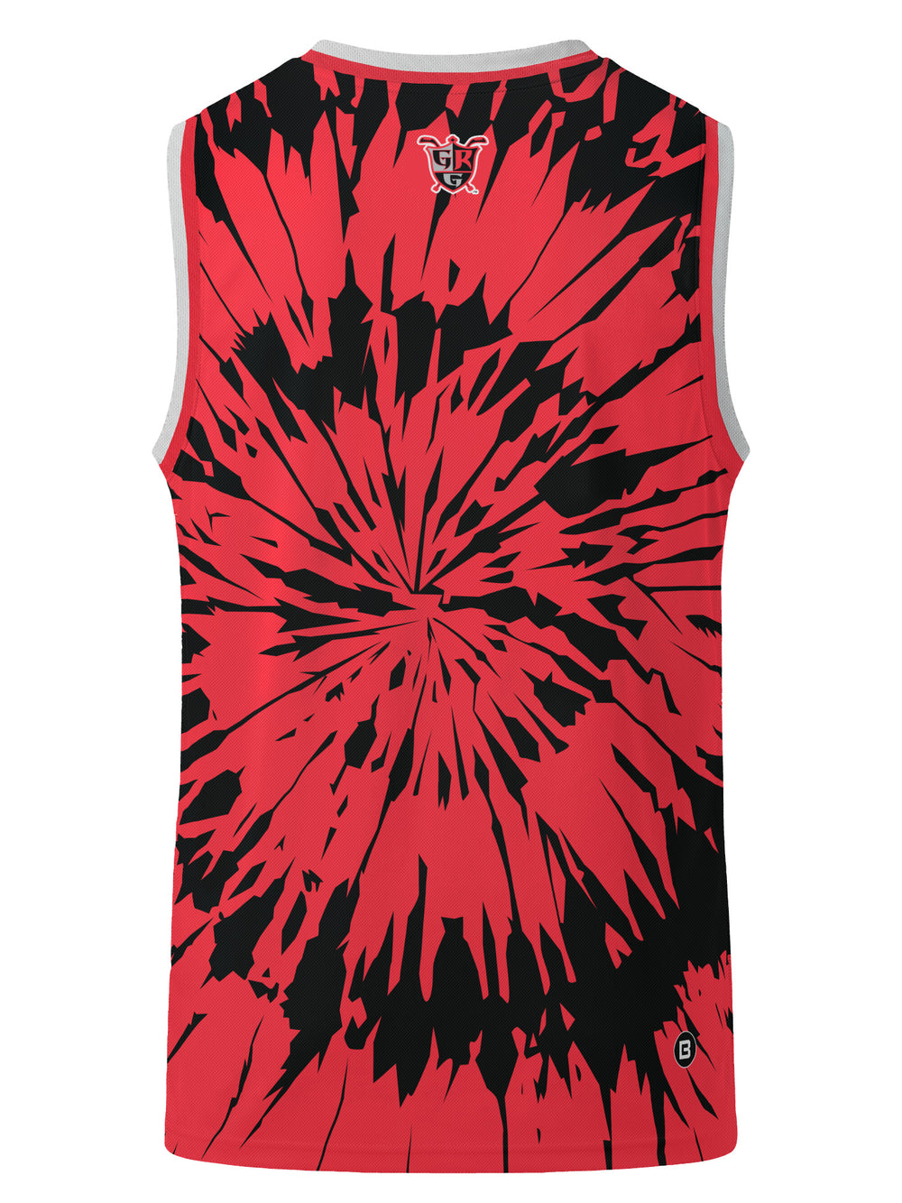 Bench Clearers Grand Rapids Griffins Tie-Dye Hockey Tank - 3D BACK