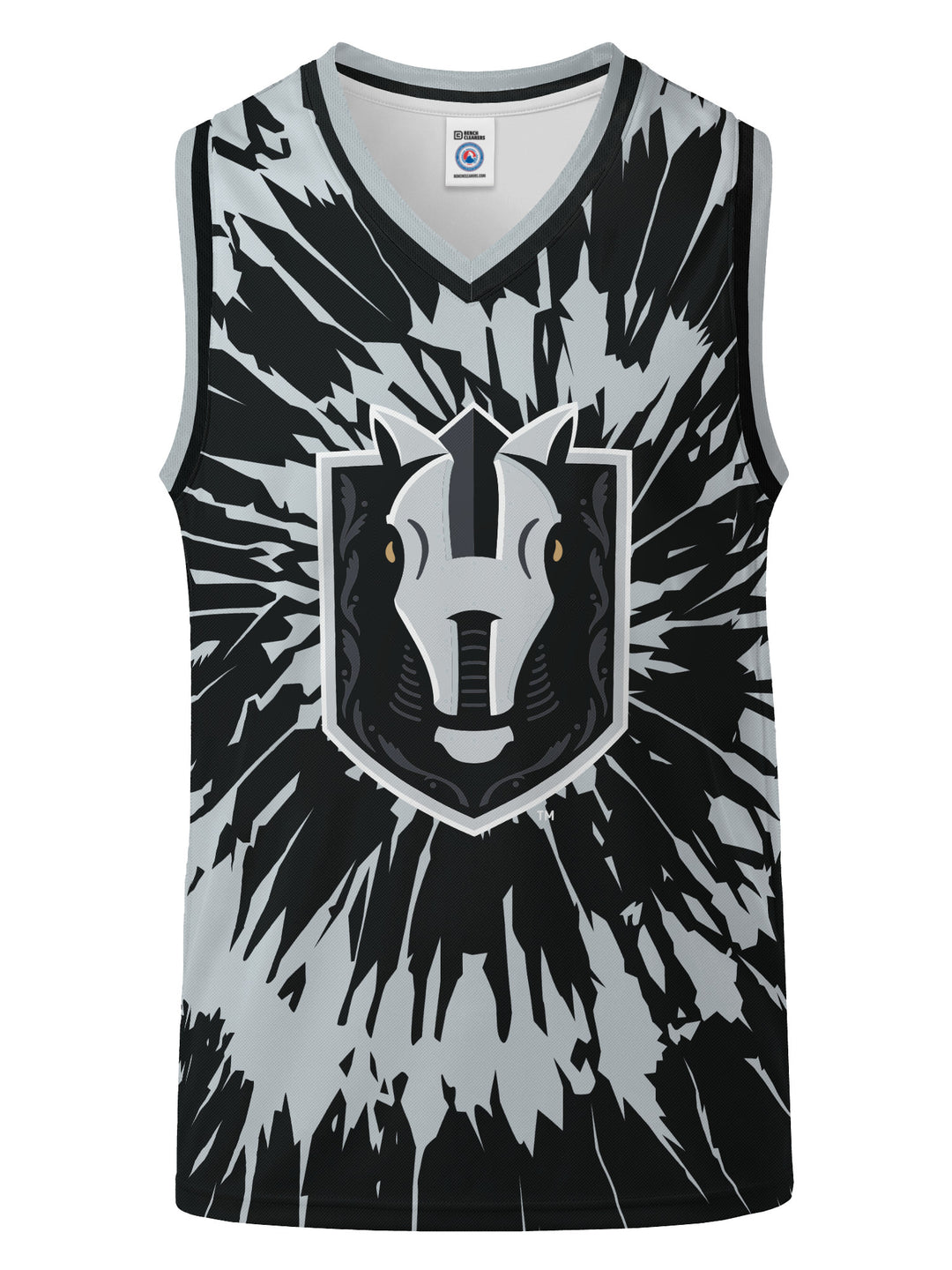 Bench Clearers Henderson Silver Knights Tie-Dye Hockey Tank - 3D FRONT