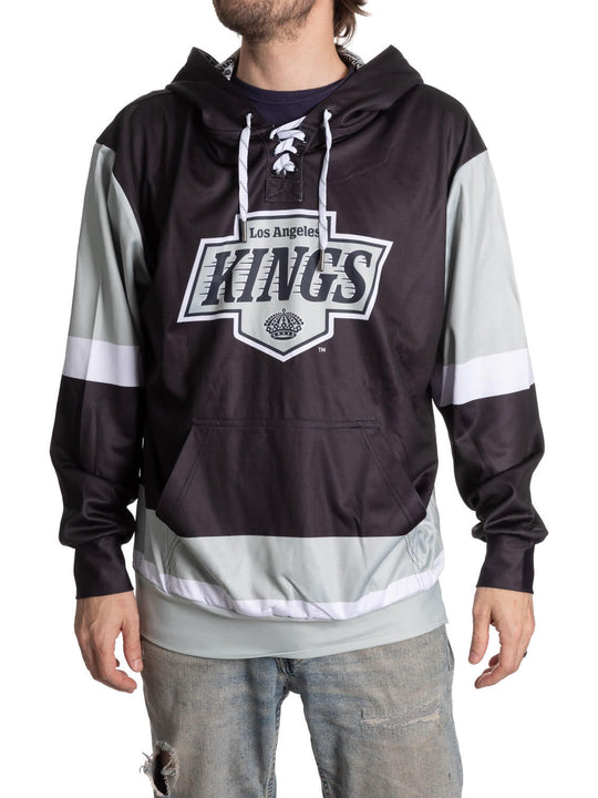 Los Angeles Kings "Hockey Lace" Hockey Hoodie