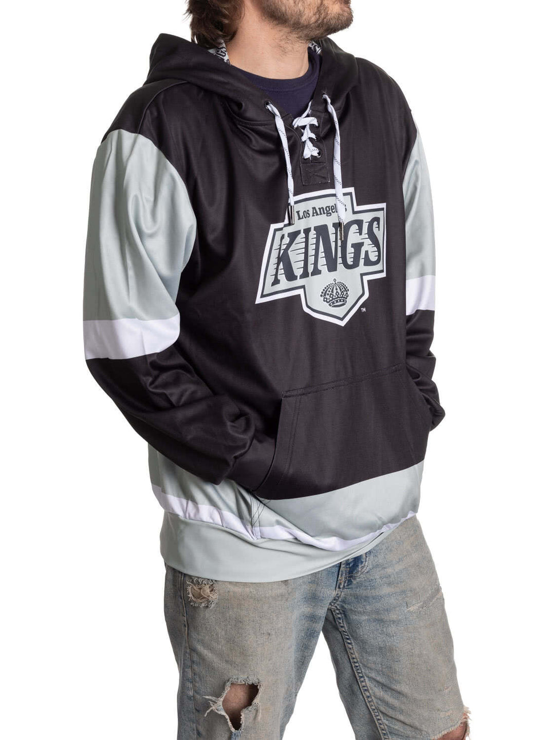 Los Angeles Kings "Hockey Lace" Hockey Hoodie