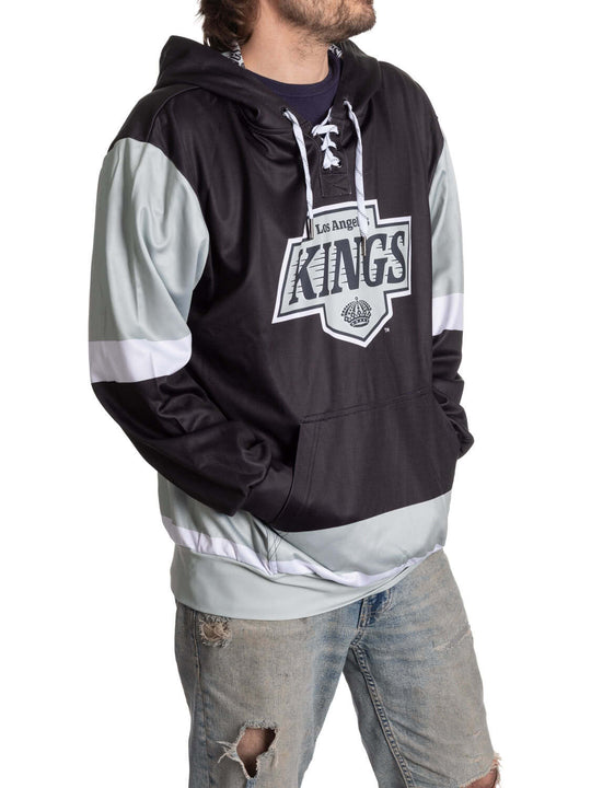 Los Angeles Kings "Hockey Lace" Hockey Hoodie
