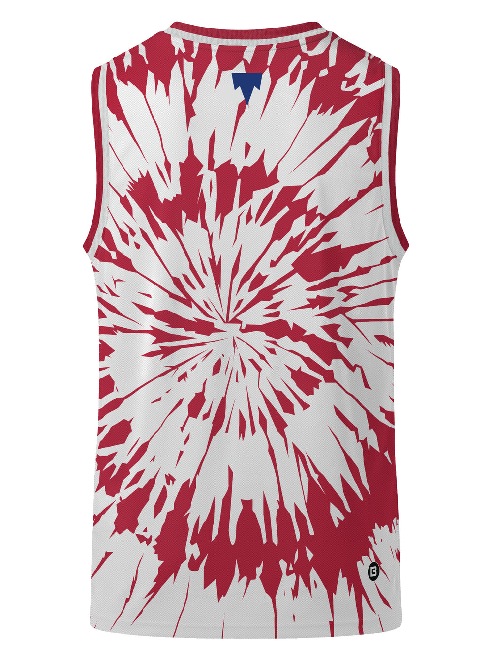 Bench Clearers Laval Rocket Tie-Dye Hockey Tank - 3D BACK