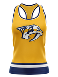 Nashville Predators Womens Racerback Hockey Tank - FRONT