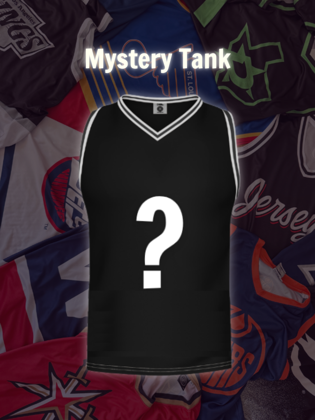 MYSTERY Hockey Tank - 3D Front