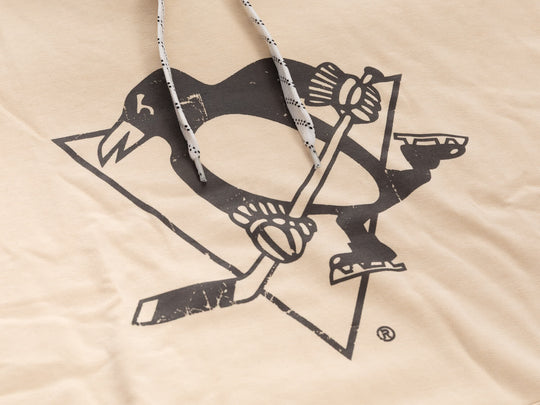 Pittsburgh Penguins Oatmeal Hockey Hoodie