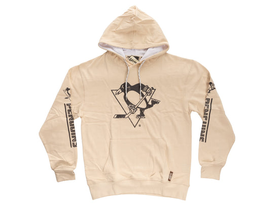 Pittsburgh Penguins Oatmeal Hockey Hoodie