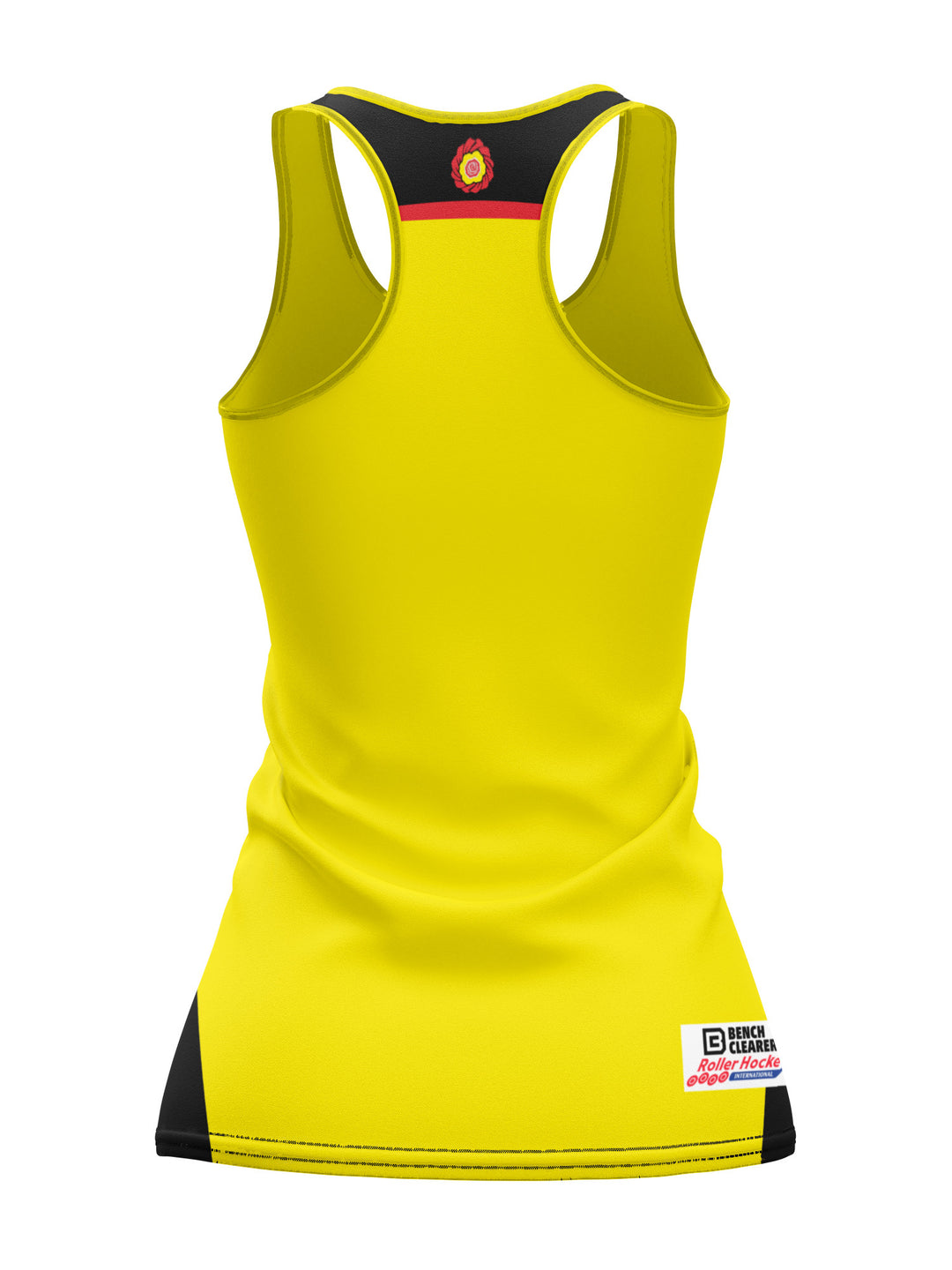 Bench Clearers Portland Rage Women's Racerback Hockey Tank - 3D BACK