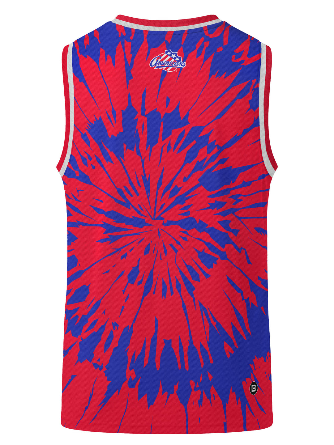 Bench Clearers Rochester Americans Tie-Dye Hockey Tank - 3D BACK