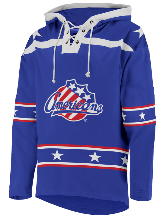 Rochester Americans AHL Hockey Embroidered Lace Hoodie