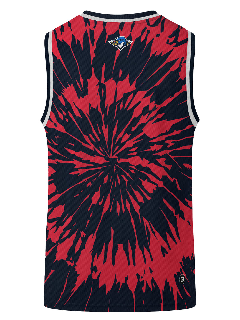 Bench Clearers Springfield Thunderbirds Tie-Dye Hockey Tank - 3D BACK