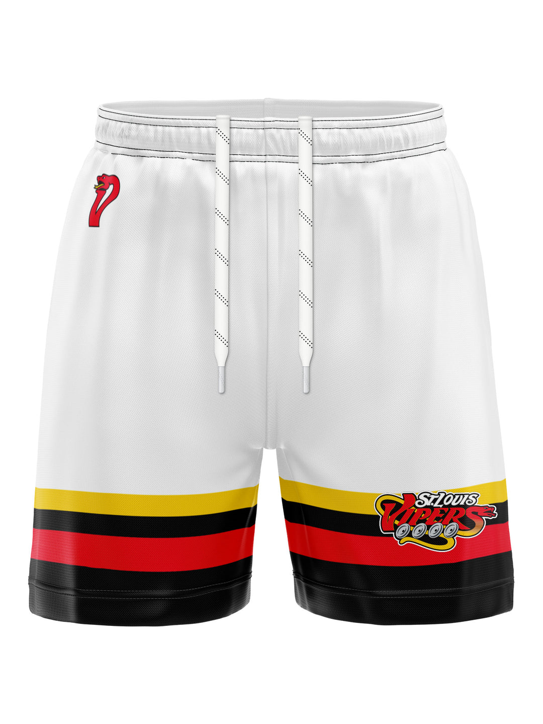 Bench Clearers St. Louis Vipers Away Hockey Shorts - 3D FRONT