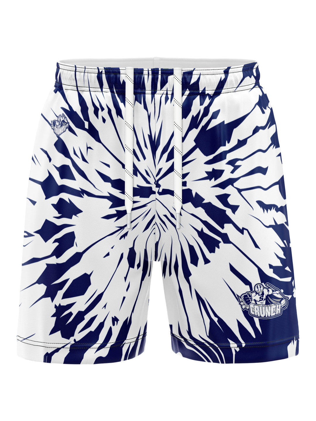 Bench Clearers Syracuse Crunch Tie-Dye Hockey Shorts - 3D FRONT