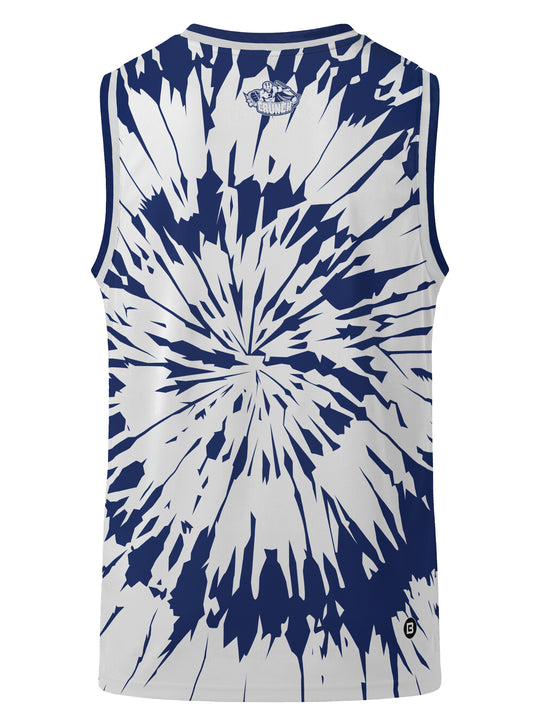 Bench Clearers Syracuse Crunch Tie-Dye Youth Hockey Tank - 3D BACK