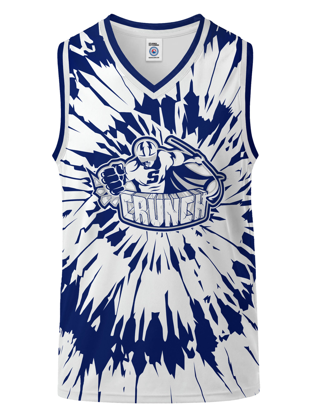 Bench Clearers Syracuse Crunch Tie-Dye Youth Hockey Tank - 3D FRONT