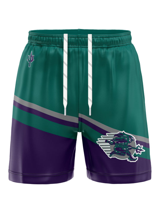 Bench Clearers Tampa Bay Tritons Hockey Shorts - 3D FRONT