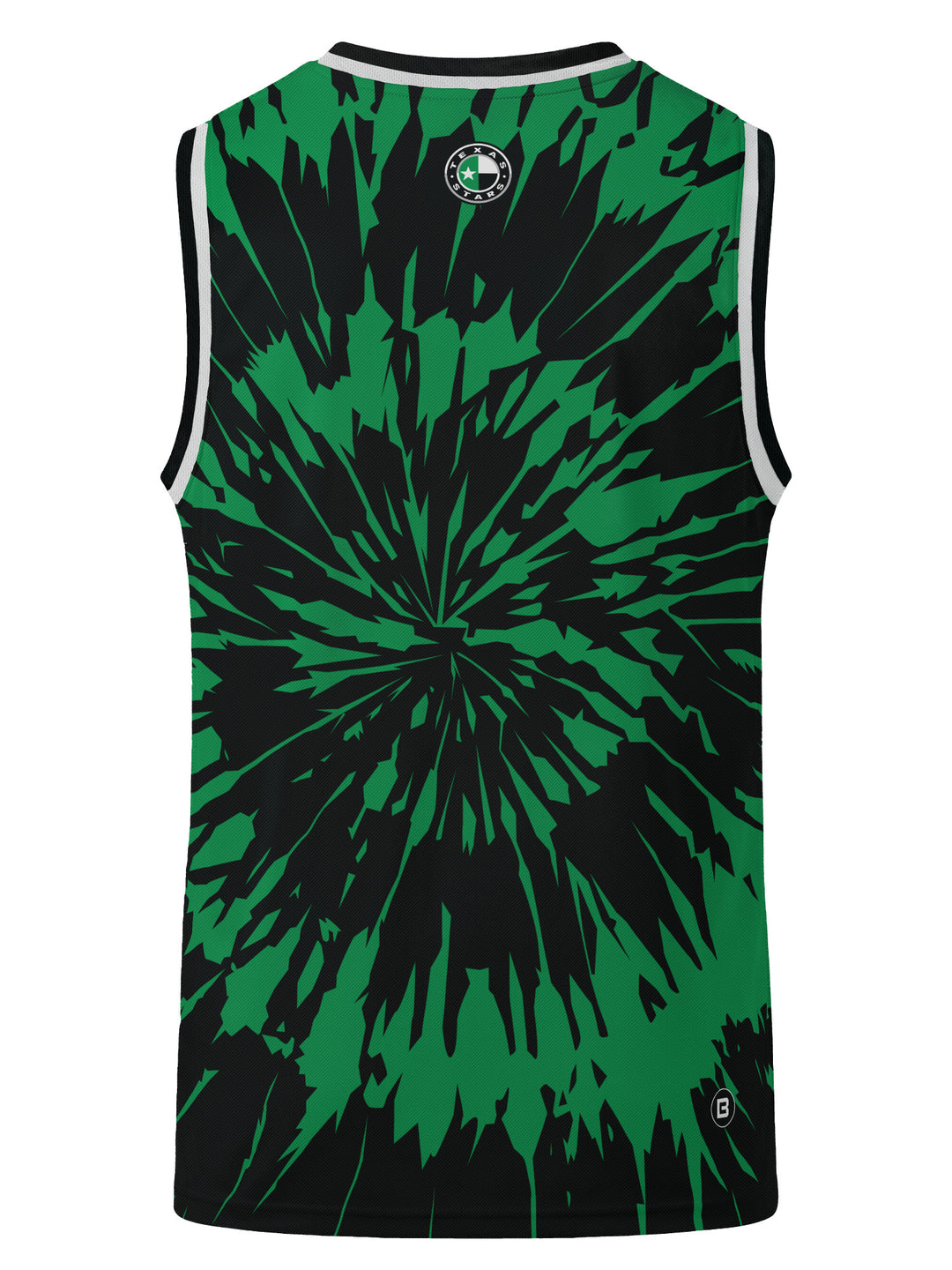 Bench Clearers Texas Stars Tie-Dye Hockey Tank - 3D BACK
