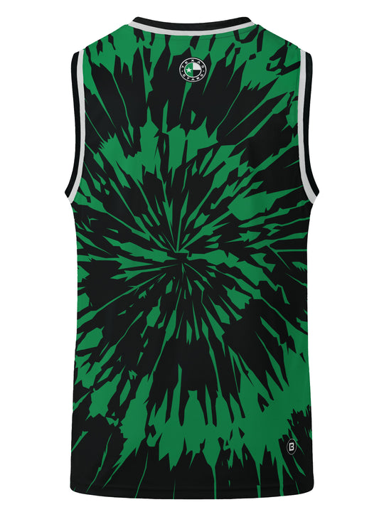 Bench Clearers Texas Stars Tie-Dye Hockey Tank - 3D BACK