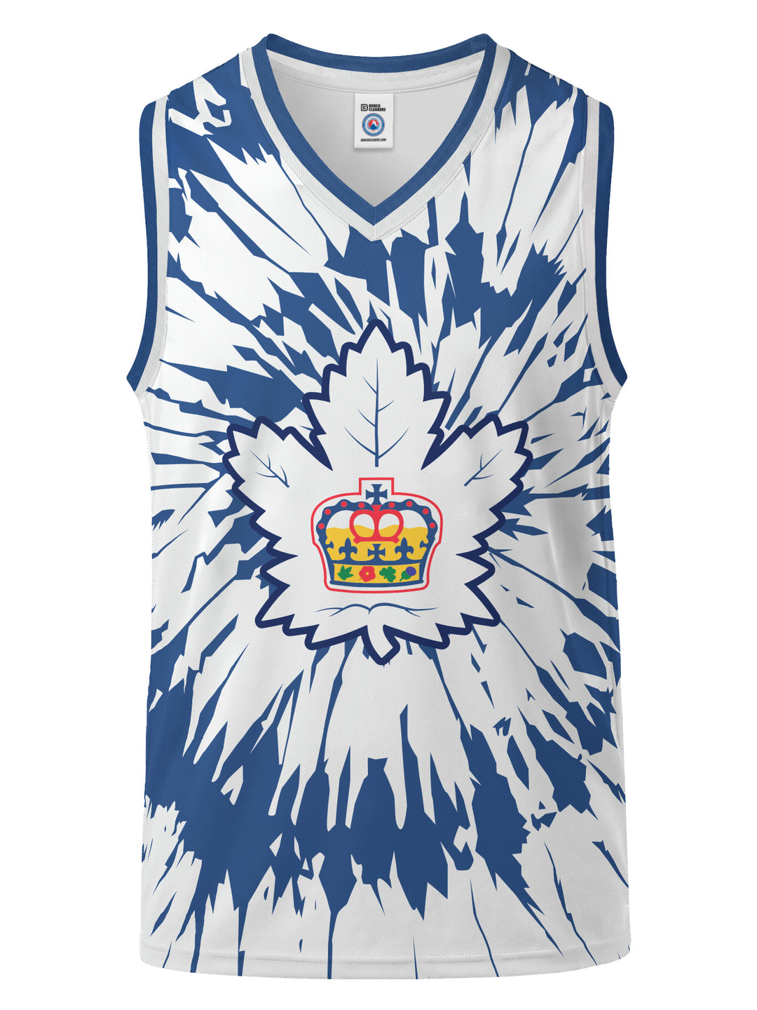 Bench Clearers Toronto Marlies Tie-Dye Youth Hockey Tank - 3D FRONT