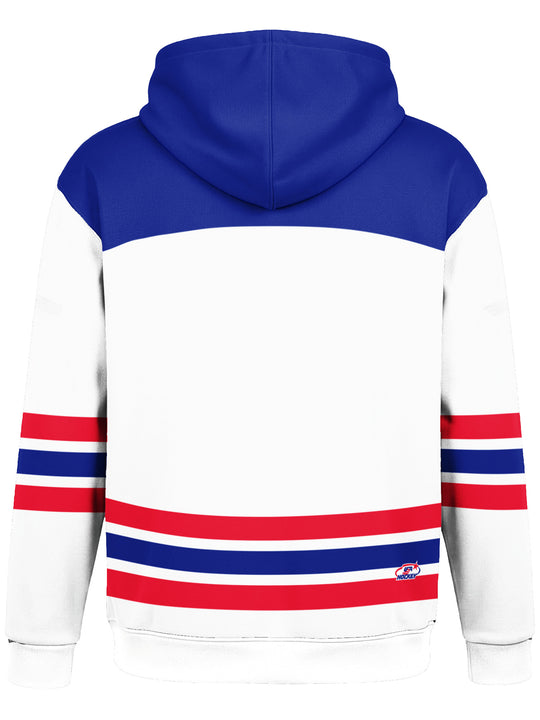 Bench Clearers USA Hockey Letter Youth Hockey Hoodie - 3D BACK