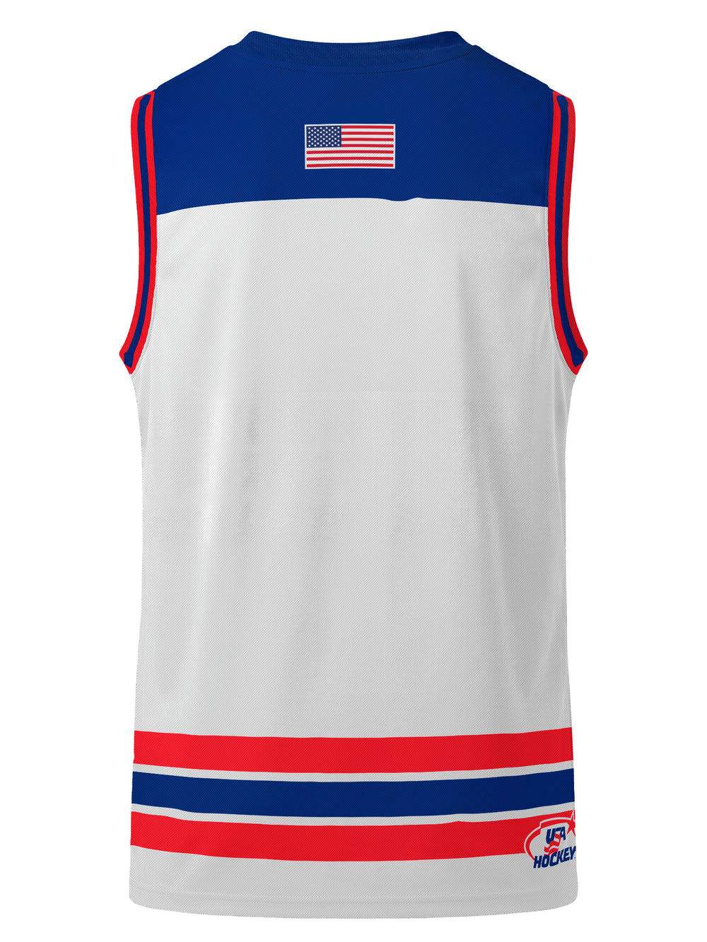 Bench Clearers USA Hockey Letter Youth Hockey Tank - 3D BACK