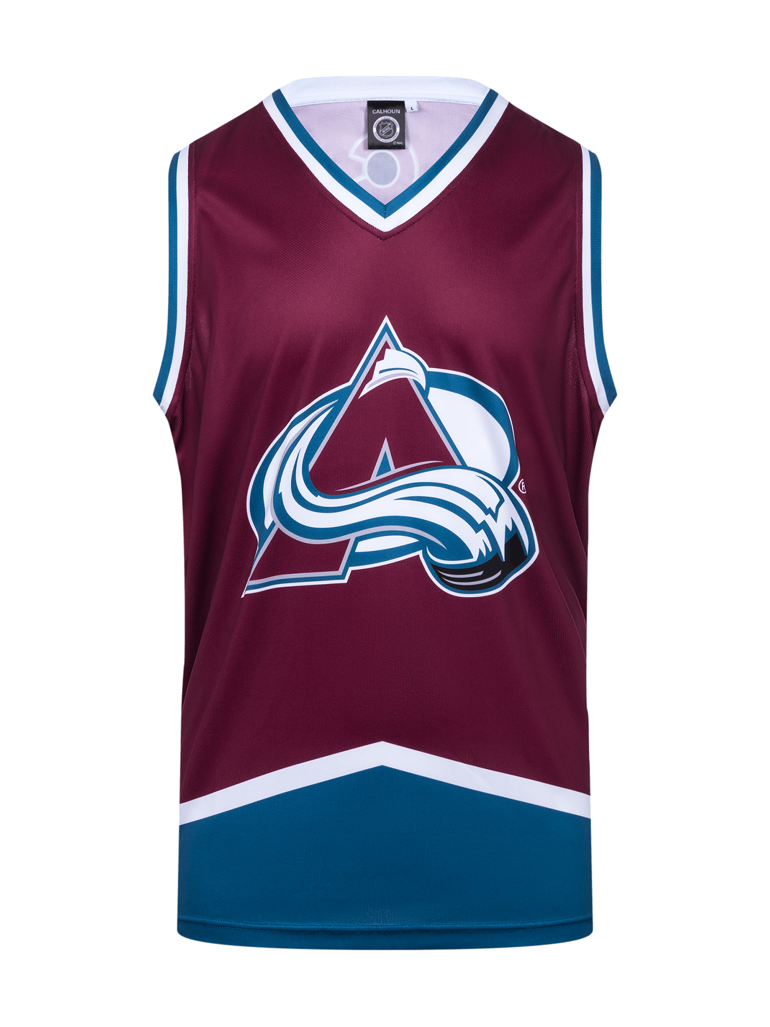 Colorado Avalanche Hockey Tank - S / Burgundy / Polyester