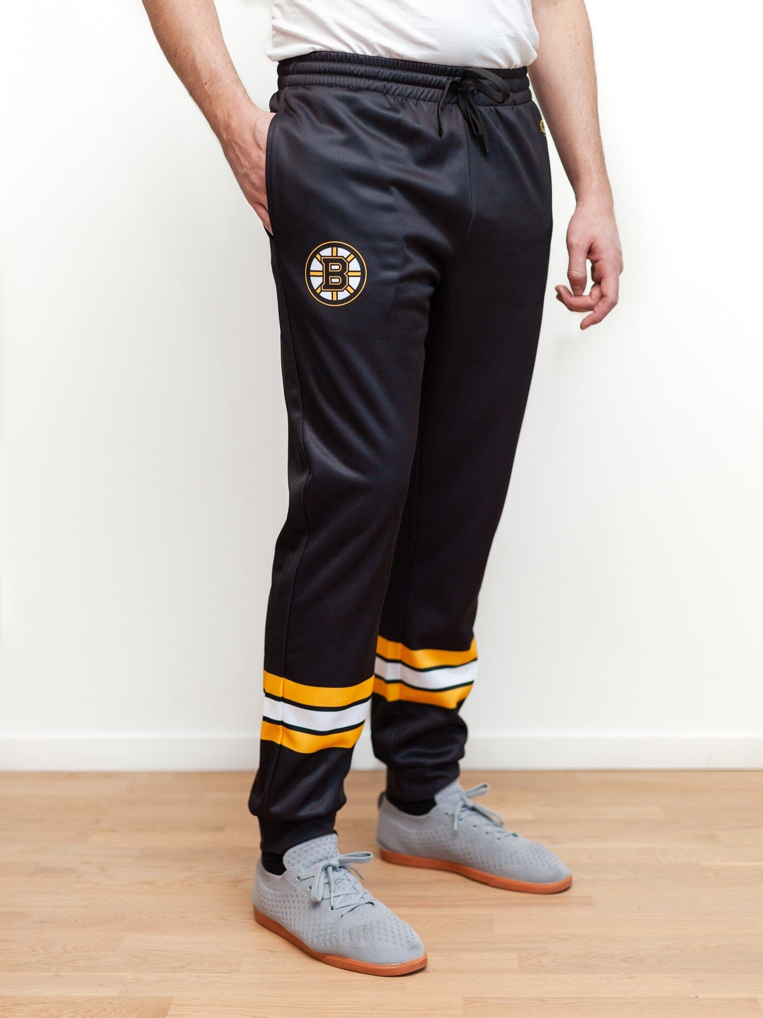Boston Bruins Hockey Jogger Pants - Front2