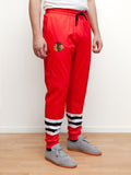Chicago Blackhawks Hockey Jogger Pants Hockey Jogger Pants BenchClearers S Red Polyester