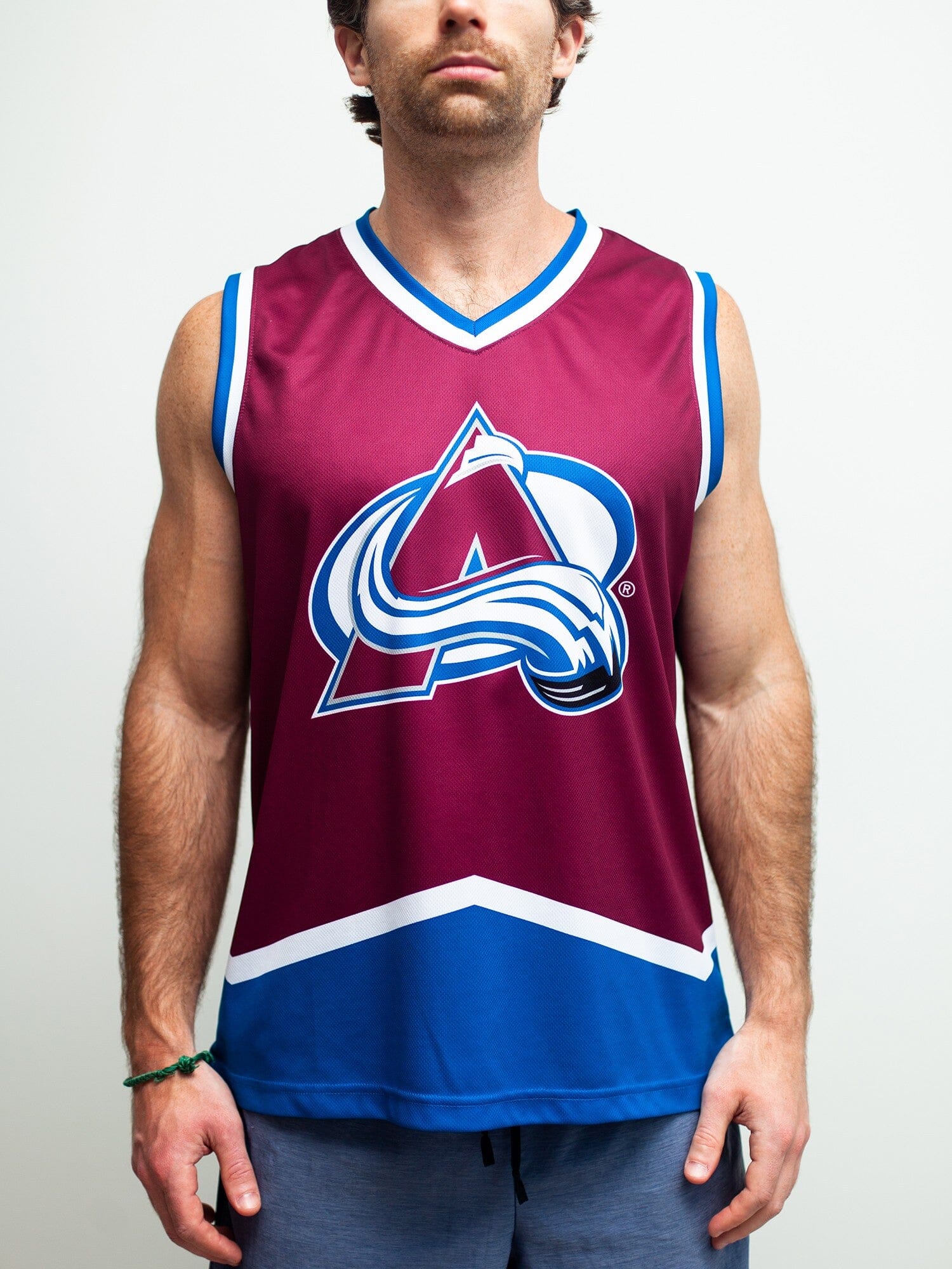  Mens NHL Colorado Avalanche Team Logo Tank Top : Clothing,  Shoes & Jewelry