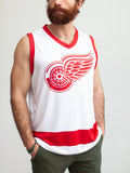 Detroit Red Wings AWAY Hockey Tank hockey tanks BenchClearers S White Polyester