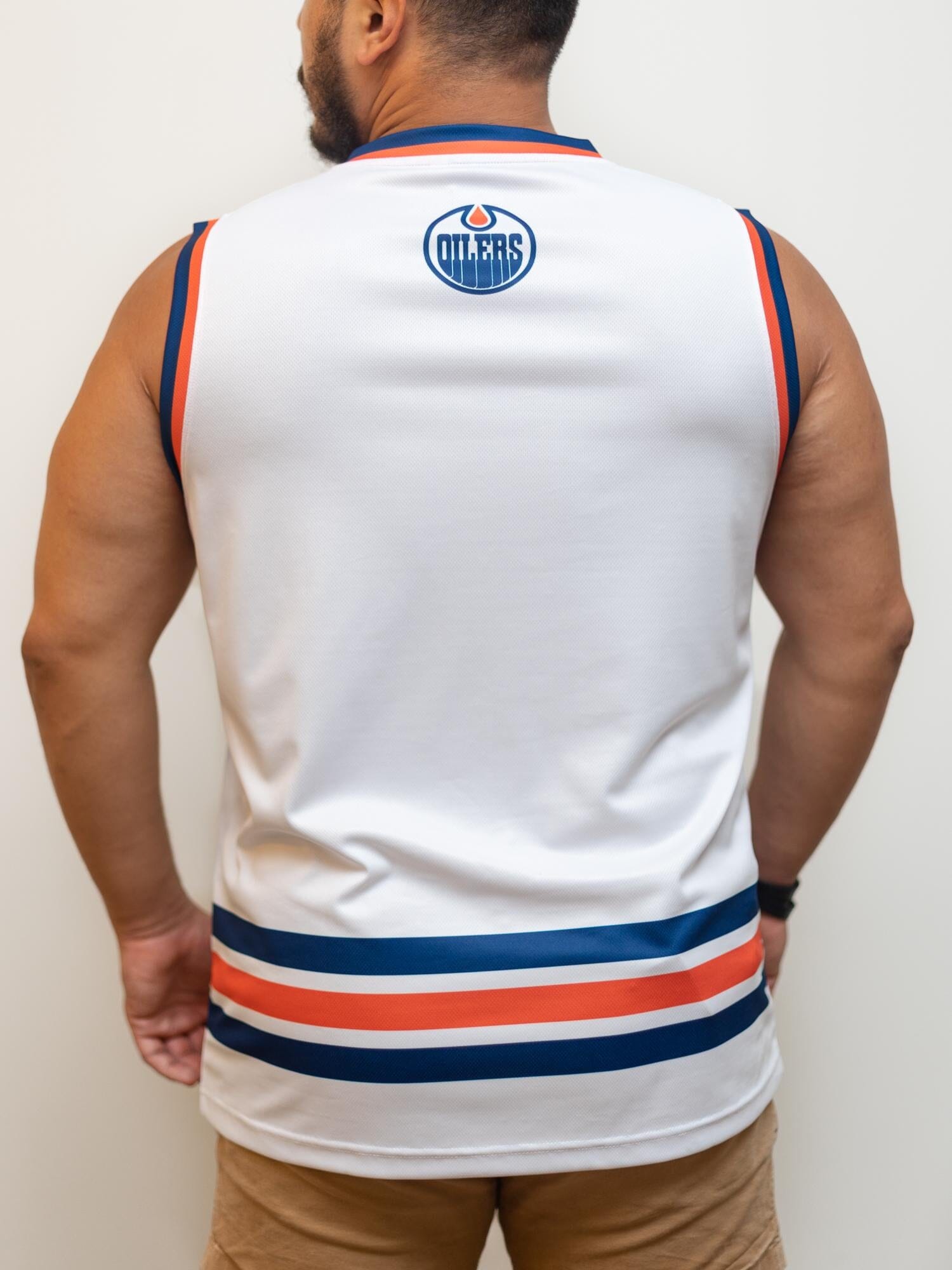 Edmonton Oilers Away Hockey Tank - Back - Life1