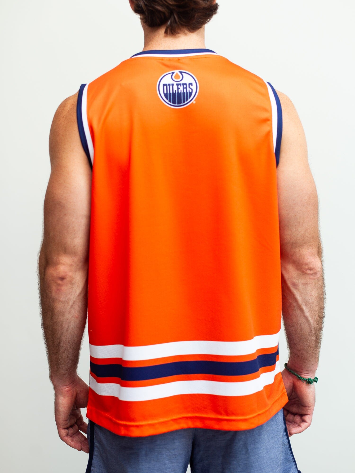 Womens NHL Edmonton Oilers Team Logo Tank Top