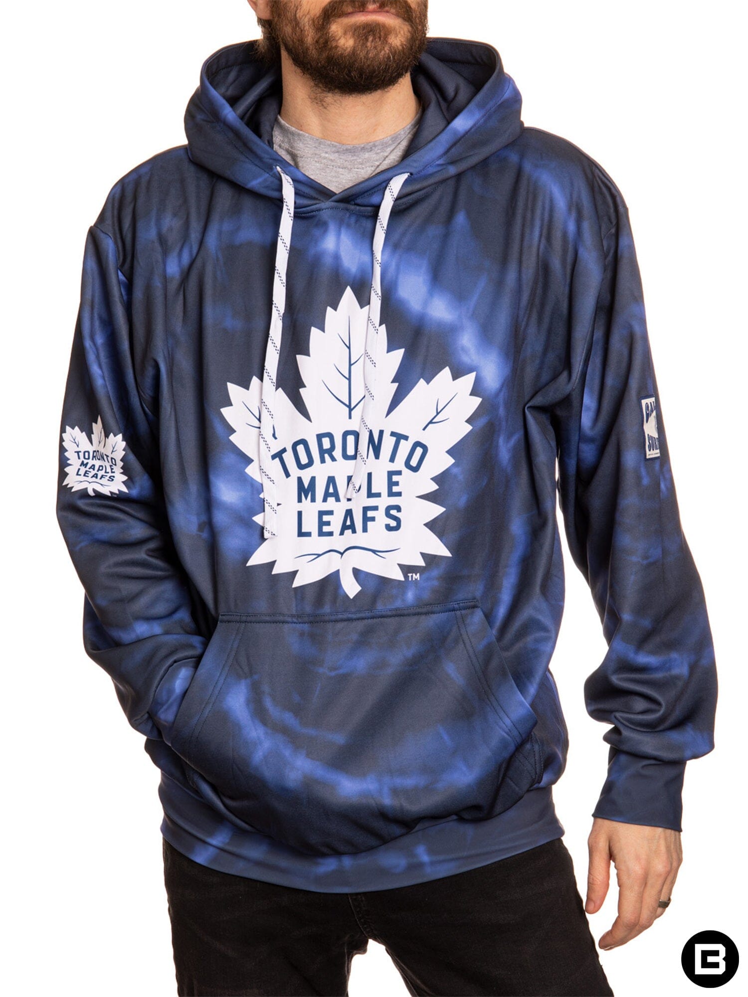 Toronto Maple Leafs Hockey Hoodie - S / Blue / Polyester