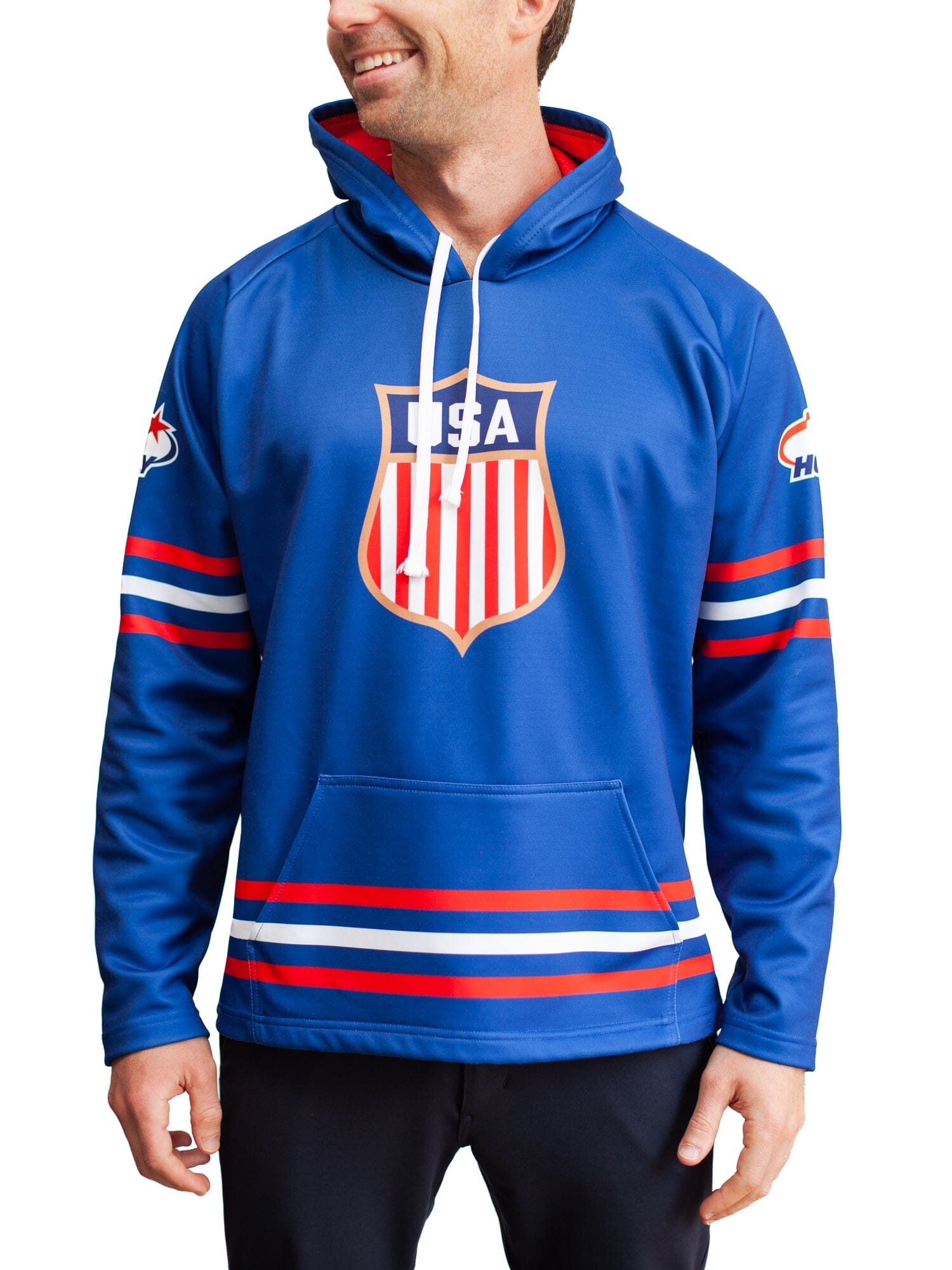 Old Time Hockey Navy Blue Buffalo Sabres Sweatshirt Men's Size XL NHL