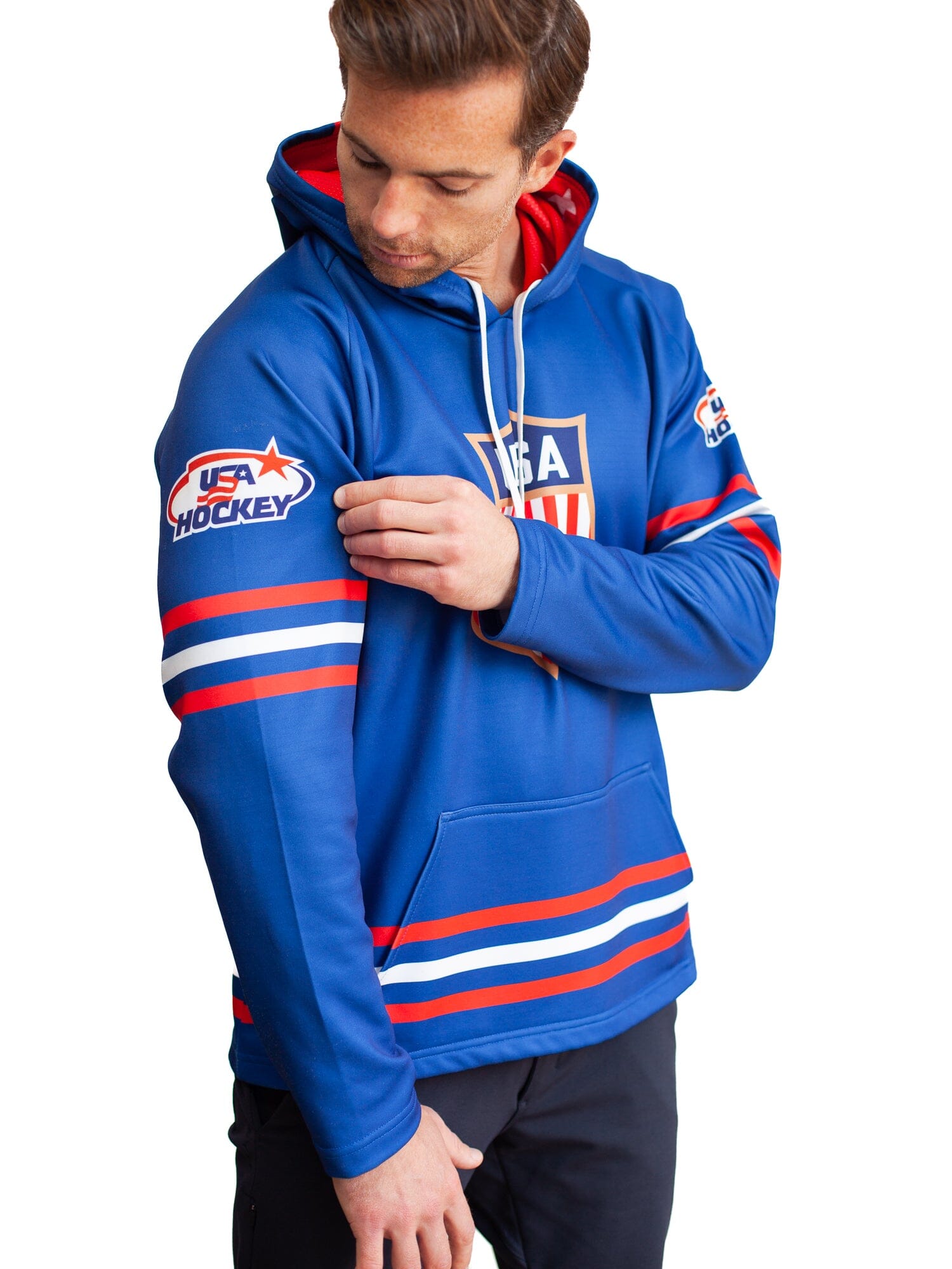Bench Clearers Montreal Canadiens Hockey Hoodie - L / Red / Polyester