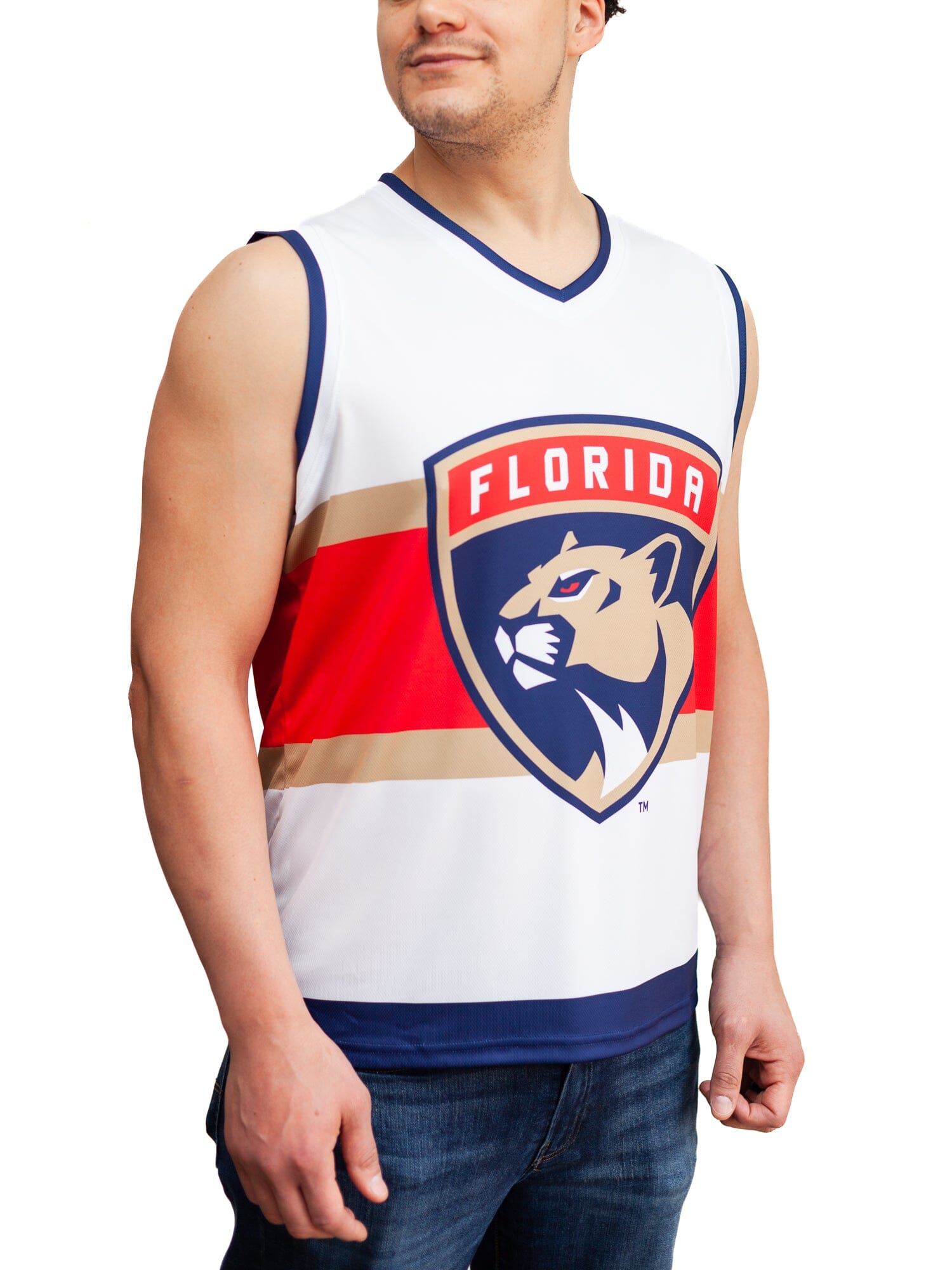 Florida Panthers Hockey Tank - S / Red / Polyester