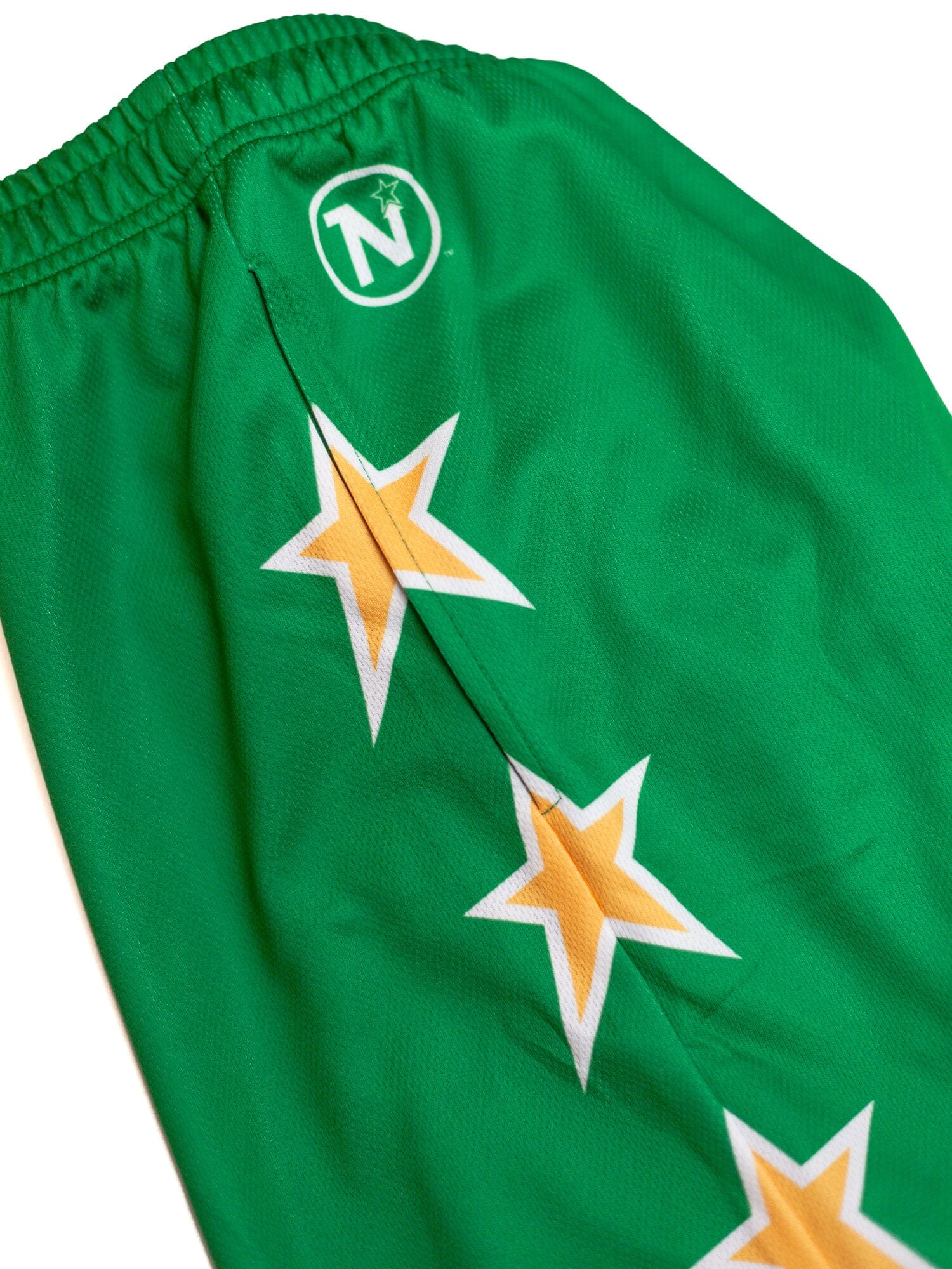 Bench Clearers Minnesota North Stars Retro Alternate Mesh Hockey Shorts - XXL / Light Green / Polyester