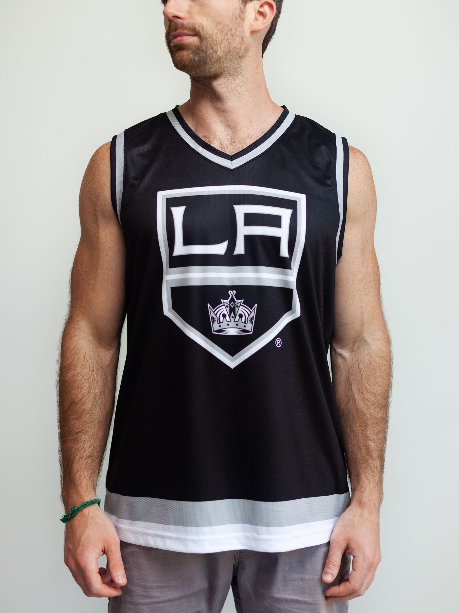 Los Angeles Kings Hockey Tank hockey tanks BenchClearers S Black Polyester