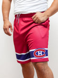 Montreal Canadiens Mesh Hockey Shorts Hockey Shorts BenchClearers S Red Polyester