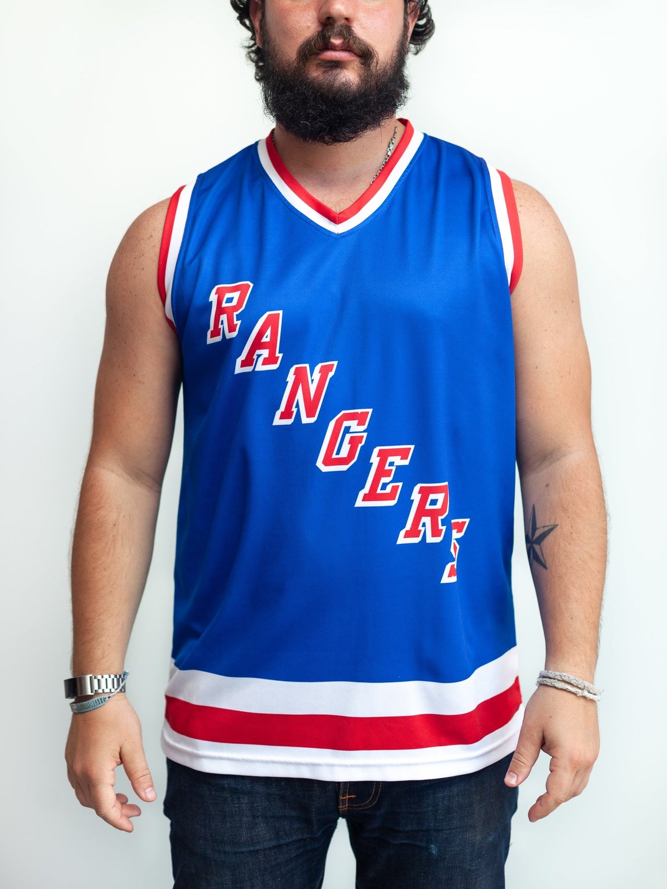 Ny Rangers Bench New York Rangers Hockey Tank | BenchClearers – Bench Clearers