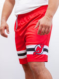 New Jersey Devils Mesh Hockey Shorts Hockey Shorts BenchClearers 