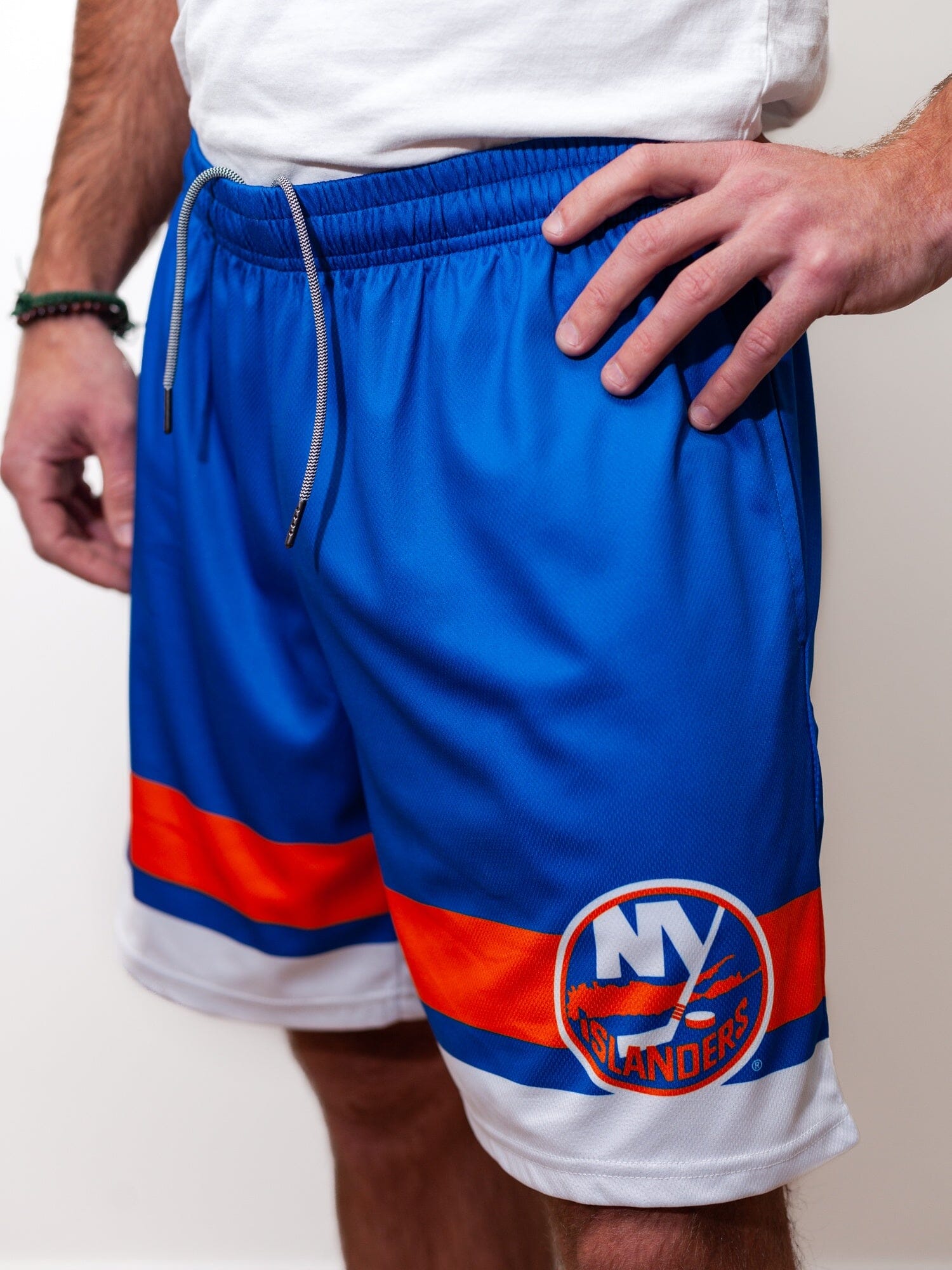 New York Islanders Mesh Hockey Shorts - Front