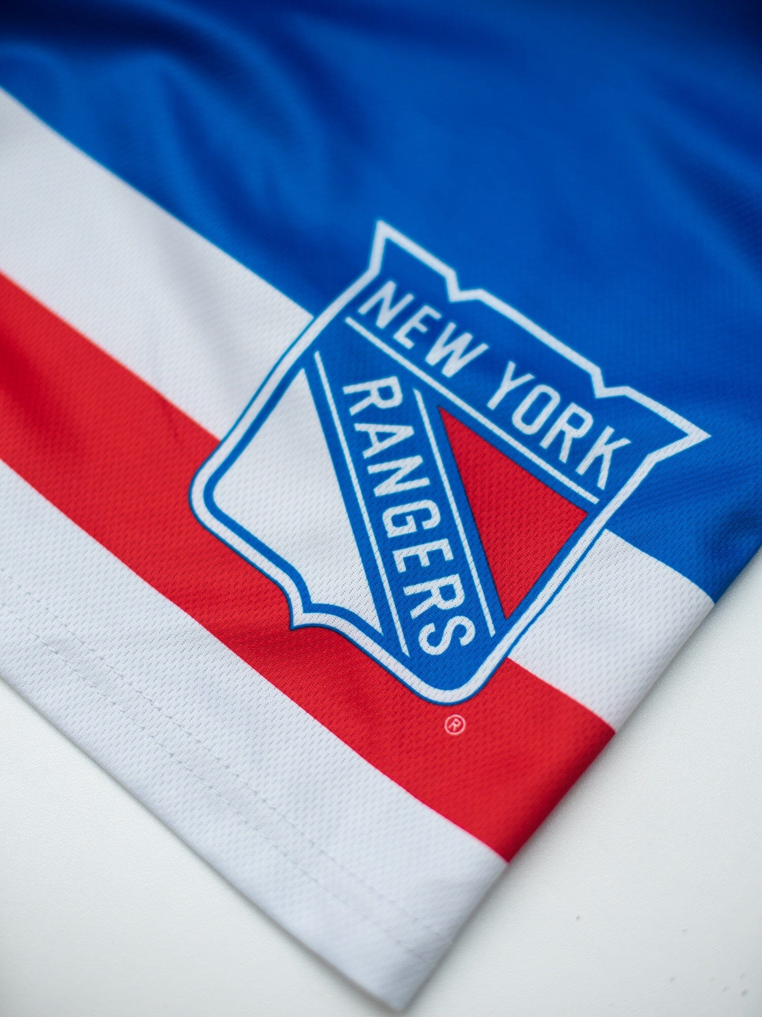 New York Rangers Mesh Hockey Shorts - Logo