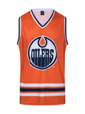 Bench Clearers Edmonton Oilers 2019-20 Alternate Hockey Tank - XXXL / Dark Navy Blue / Polyester