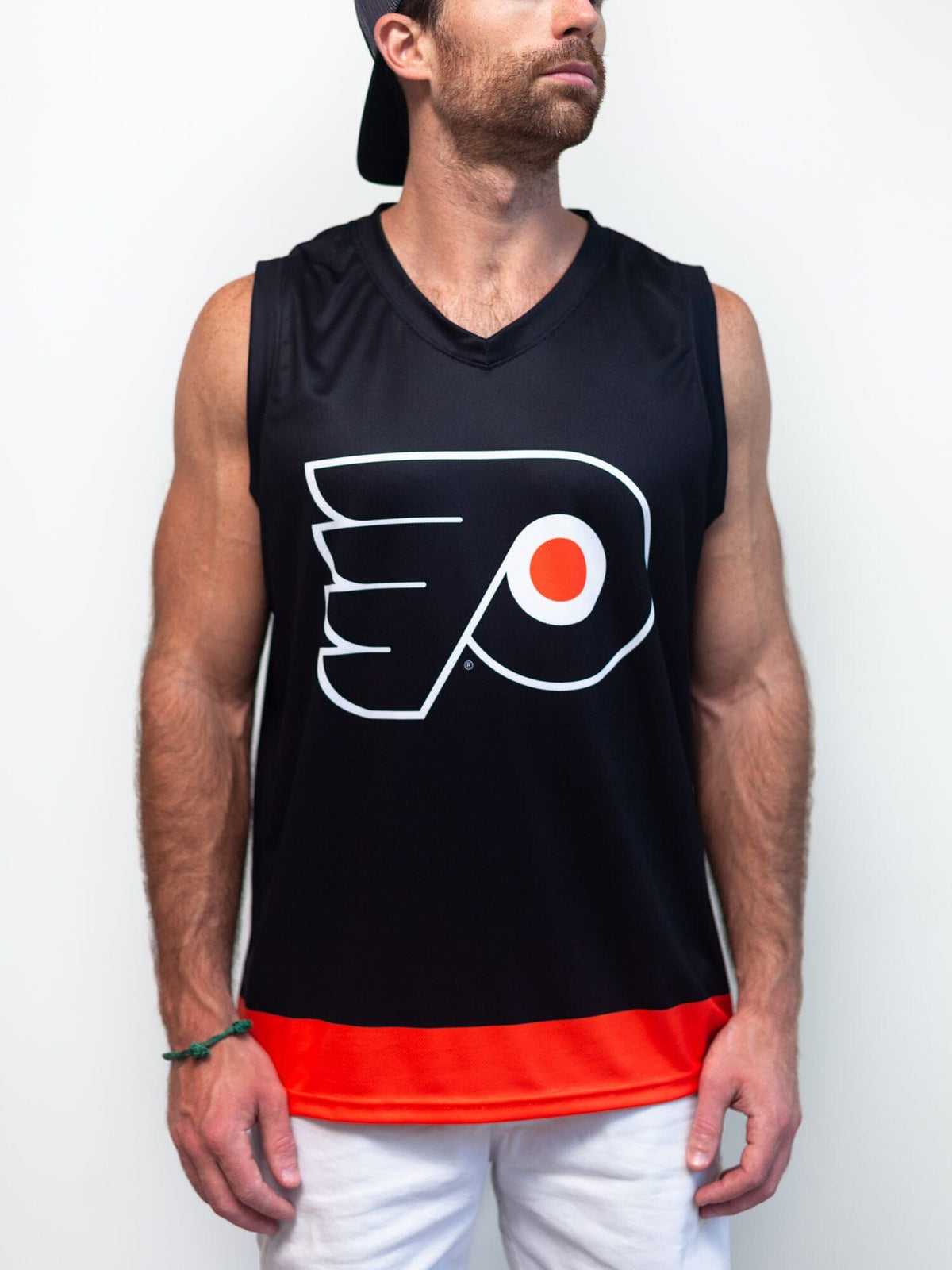 Bench Clearers Philadelphia Flyers Alternate Hockey Tank | BenchClearers – Bench Clearers
