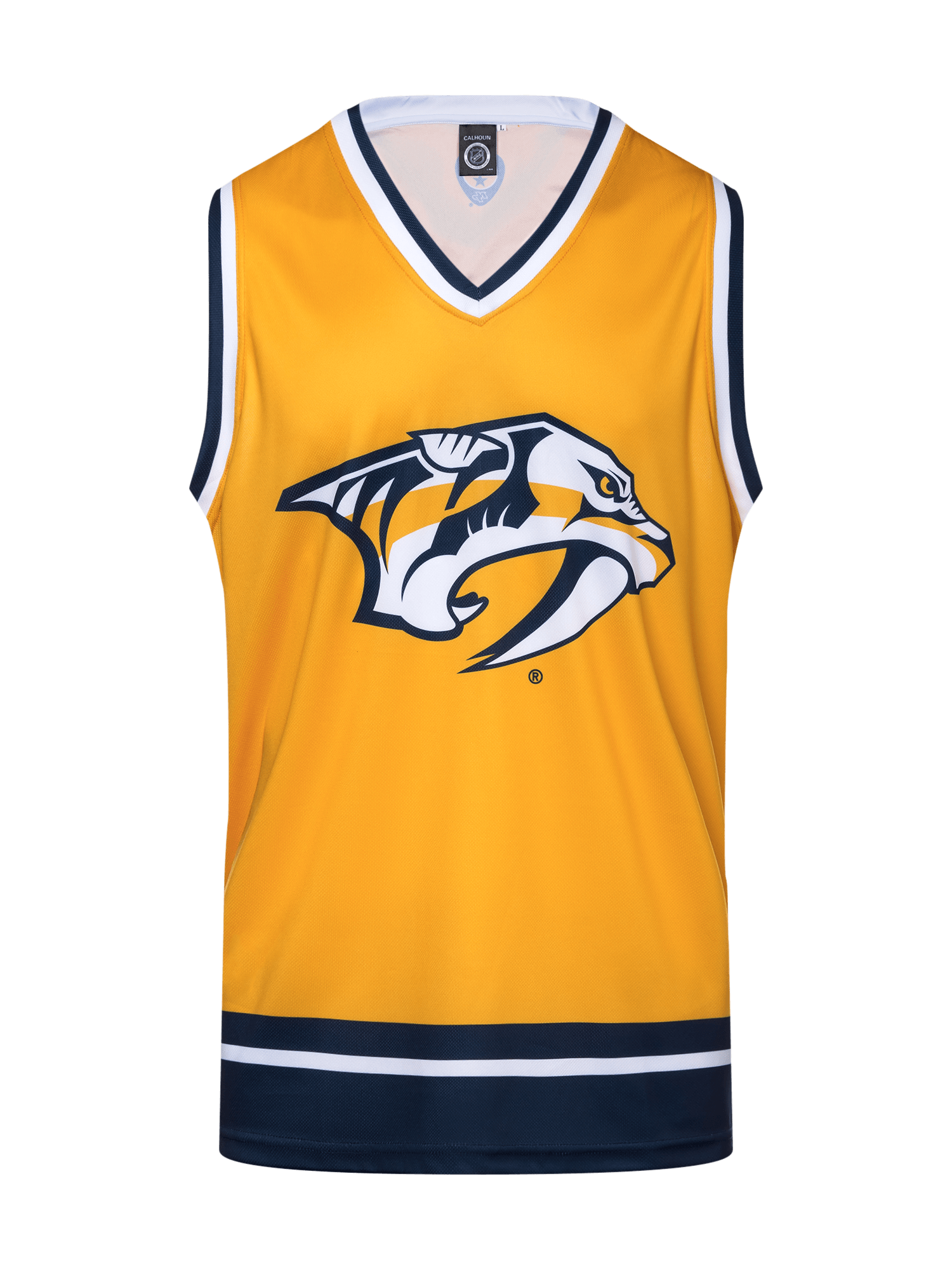 Nashville Predators Hockey Tank - S / Yellow / Polyester