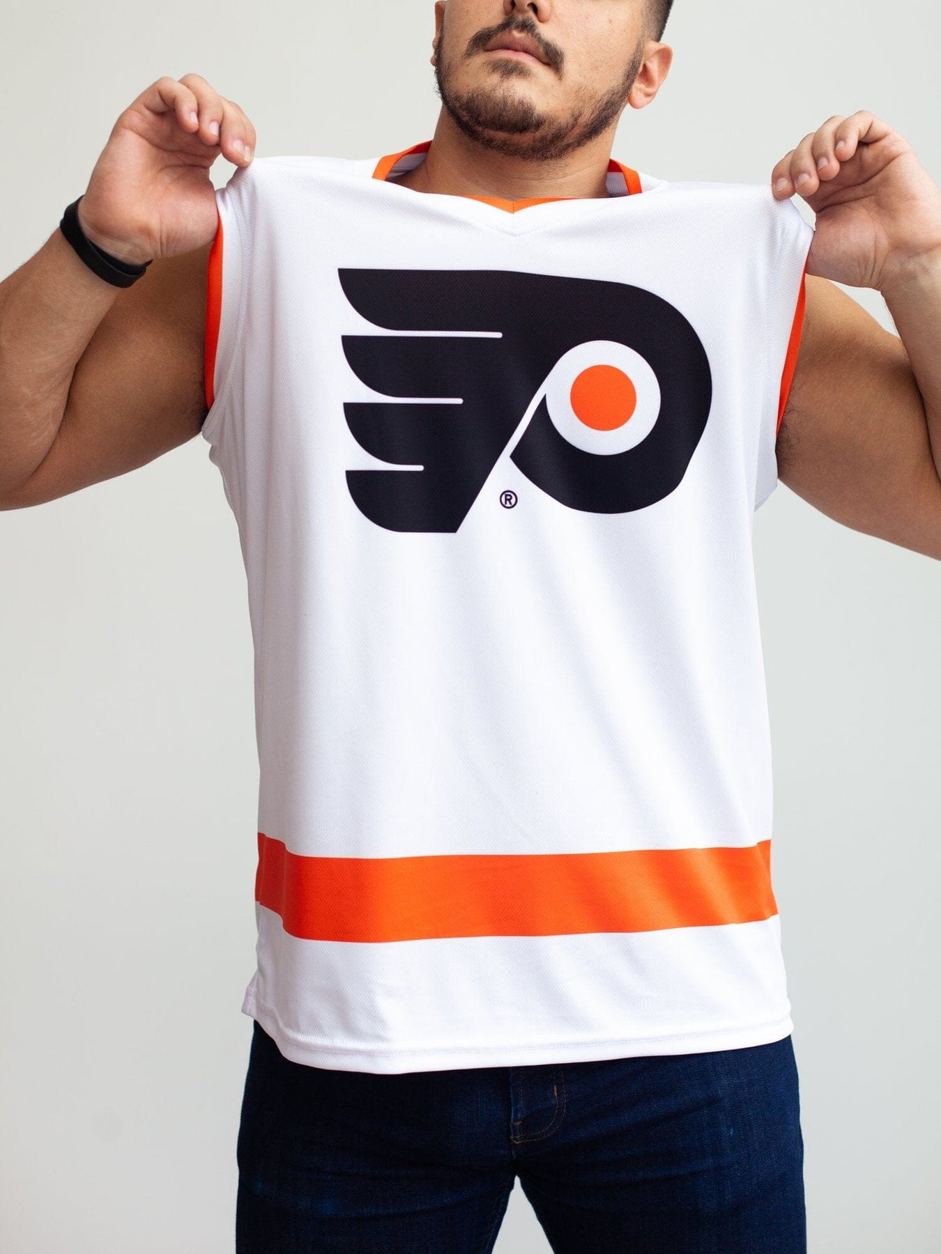 Bench Clearers Philadelphia Flyers Away Hockey Tank | BenchClearers – Bench Clearers
