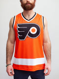 Philadelphia Flyers Hockey Tank hockey tanks BenchClearers S Orange Polyester