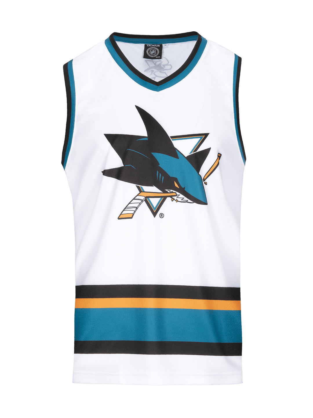 San Jose Sharks AWAY Hockey Tank hockey tanks BenchClearers 